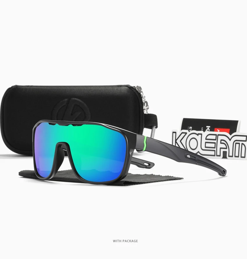 KDEAM reduziert Windage, polarisierte Herren-Sonnenbrille, Sport-Einteiler, mehrschichtige Beschichtungsbrille, Spiegel, Kategorie 3 – Detail 12