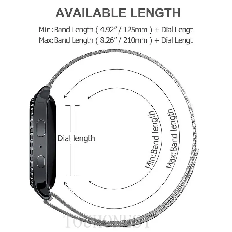 20mm 22mm Strap For Samsung galaxy watch 3 active 2 40 44mm Gear S2 S3 Metal Band huami amazfit gtr bip Huawei GT 2 42 bracelet