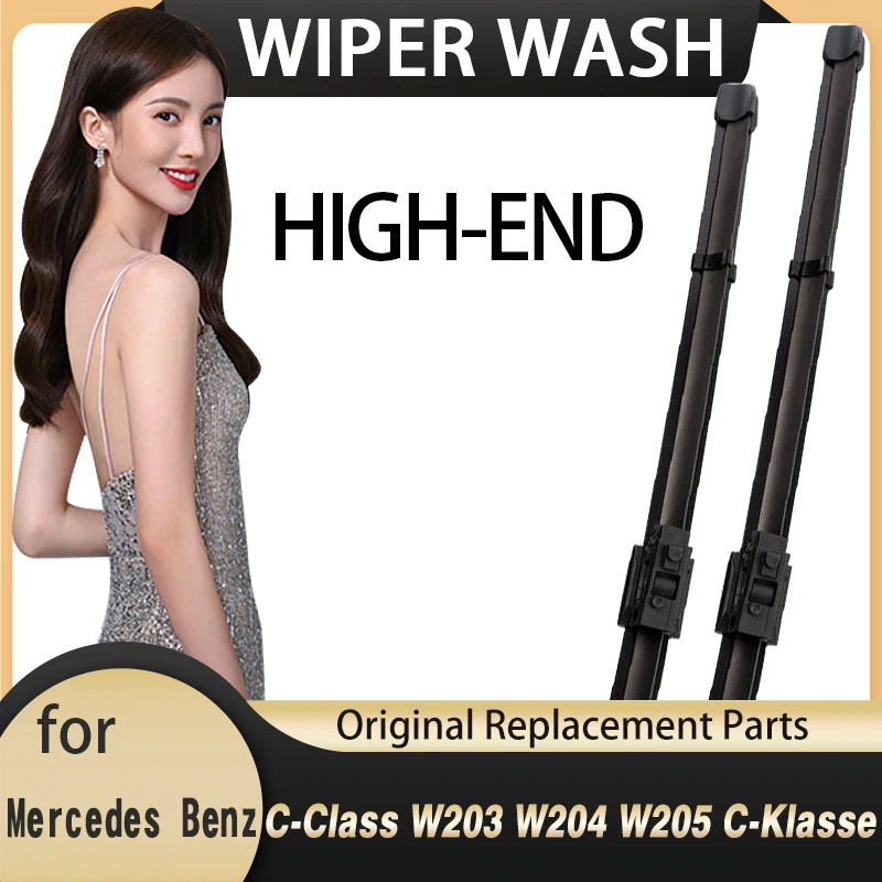 

for Mercedes Benz C-Class W203 W204 W205 C-Klasse C180 C200 C220 C250 C300 Wiper Blade Front Windshield Wipers Car Accessories