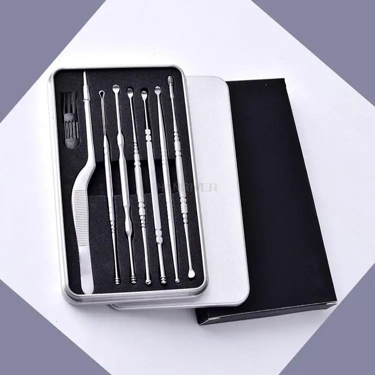 6-piece set/7-piece stainless steel ear picking tool set ear pick cleaning ear dirt picking earwax picking tool