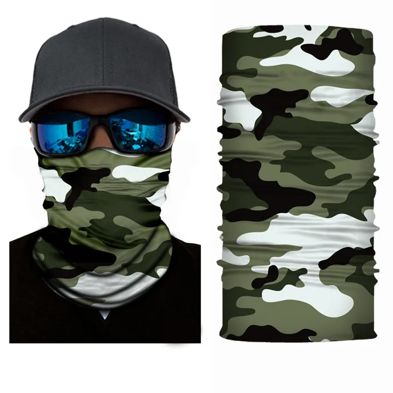 Quick dry Hiking Climbing Scarves Men Women Polyester Windproof Neck Warmer Cycling Face Mask Anti UV Bandanas Outdoor gear