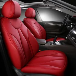 custom cowhide Leather car seat cover 7 seats for auto Nissan Patrol y62 y60 y61 Quest All 3 Row 7 Seats Car Seat Cover Cushion