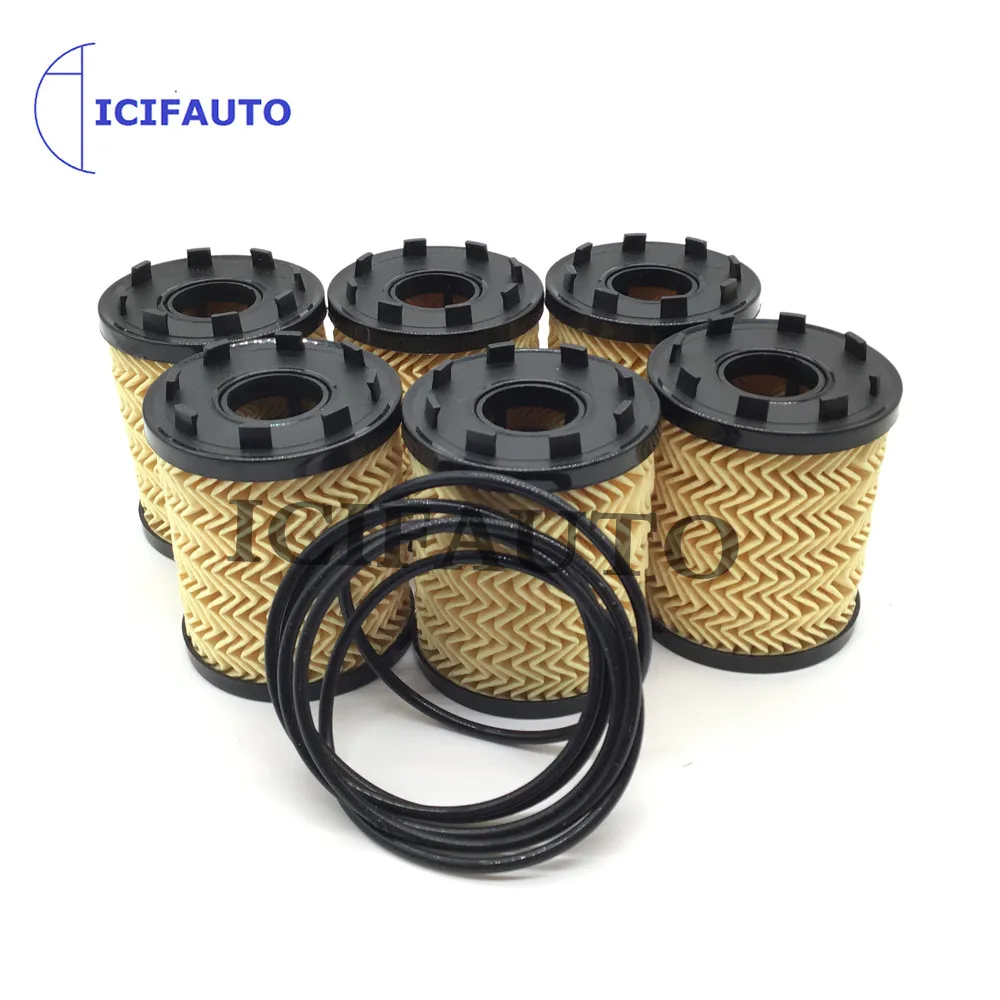 6X Oil Filter For Jeep Renegade Dodge Dart Fiat 500L 500X 1.4L Engine 68102241AA 73500049 16511-85C00 16511-85E00 55245952