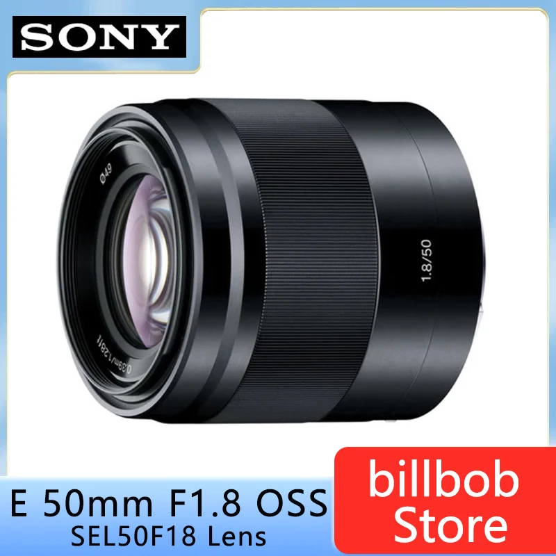 Sony E 50mm F1.8 OSS APS-C Frame Standard Prime Lens for Sony  A5000 A5100 A6000 A6400 camera