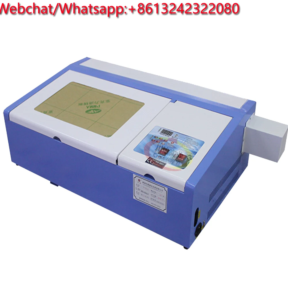 30cm*20cm Mini CO2 Laser Cutter Engraver For Stamp And Woodworking