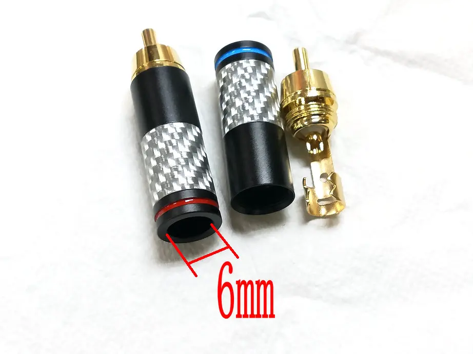 

20pcs high quality copper Gold Plated RCA Plug Audio Male Connector