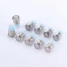 16mm Metal Push Button Switch with LED #5