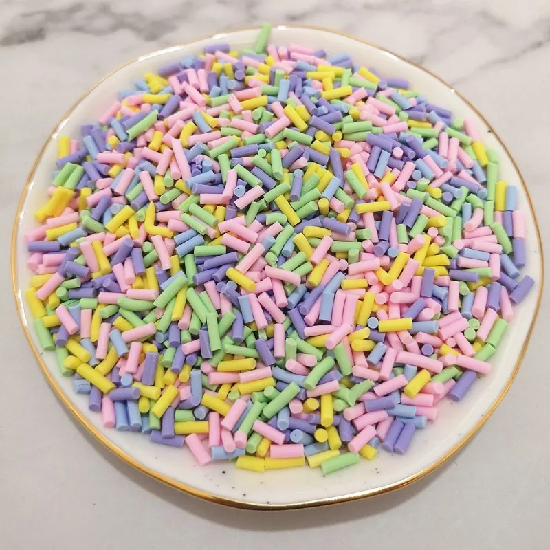 20 gr/los Nette Gefälschte Ton Streusel Bunte Herz Fünf Sterne Schleife Süßigkeiten Streusel für Handwerk Machen, DIY Kuchen Dessert Dekoration – Detail 28