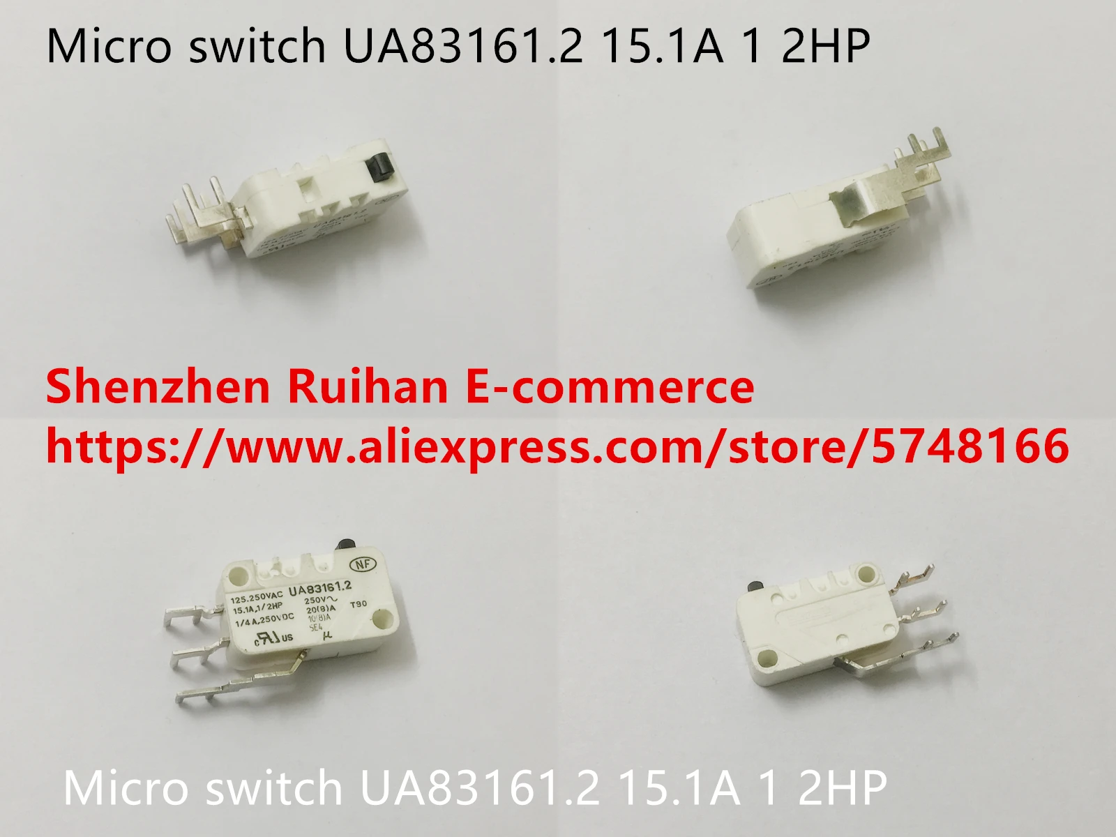 

Original new 100% micro switch UA83161.2 15.1A 1 2HP