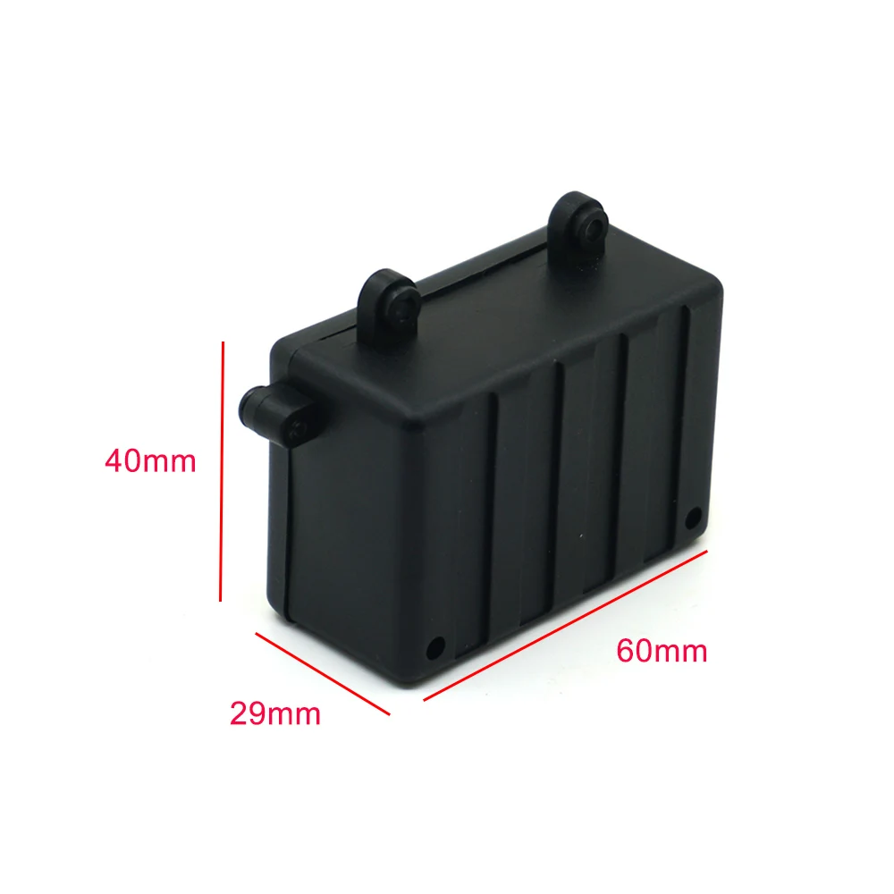 AXSPEED Receiver Waterproof Box RC ESC Receiver Dustproof Protector for 1/10 RC Crawler Car TRX4 SCX10 90027 90046 D90 Parts