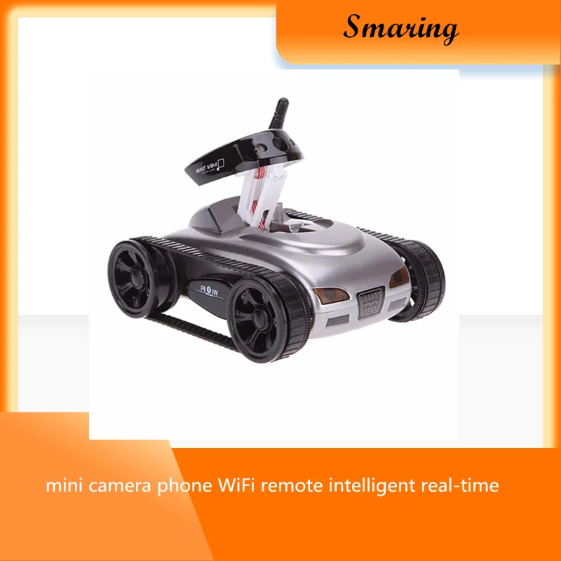 Tank Speelgoed Met Mini Camera Telefoon Wifi Remote Intelligente Real-Time Transmissie Video Auto