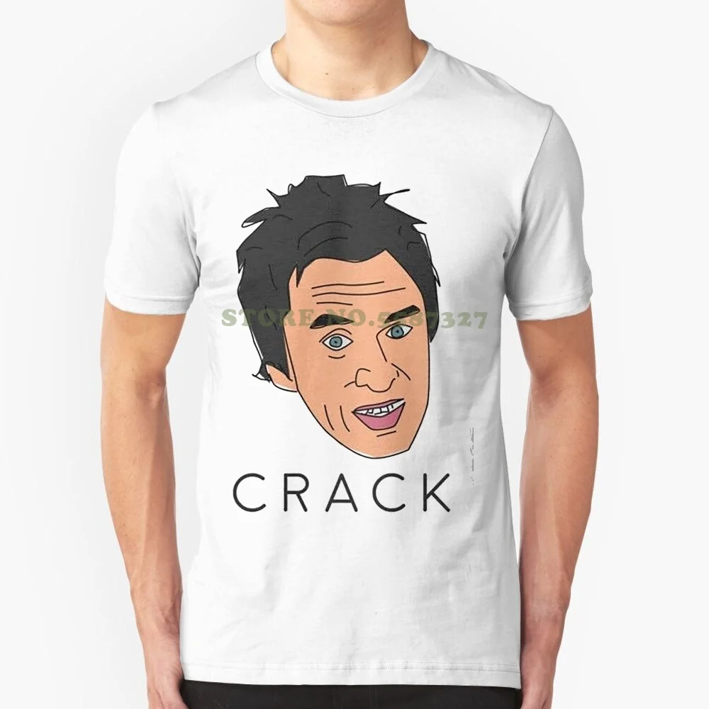 Cotton Cool Design 3d Tee Shirts Peep Show Super Hans Crack New T Shirt Men's White