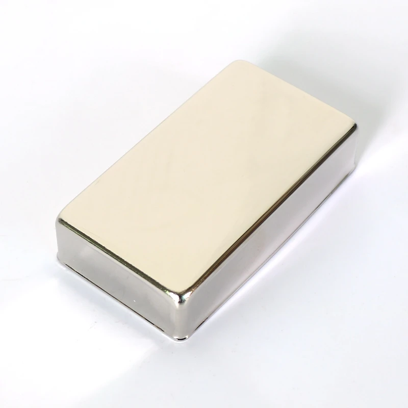 غطاء لاقط جيتار Donlis من النيكل الخام والفضي الفارغ LP Humbucker بنمط مغلق بألوان النيكل والكروم والذهب الأسود