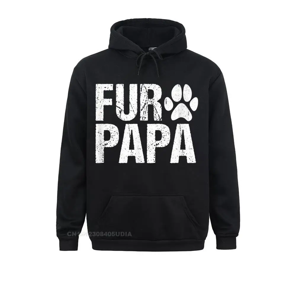 

2021 Popular Mens Hoodies Mens Funny Fur Papa Shirt Pet Lover Dog Dad Hoodie Fathers Day Sweatshirts Long Sleeve Hoods Leisure