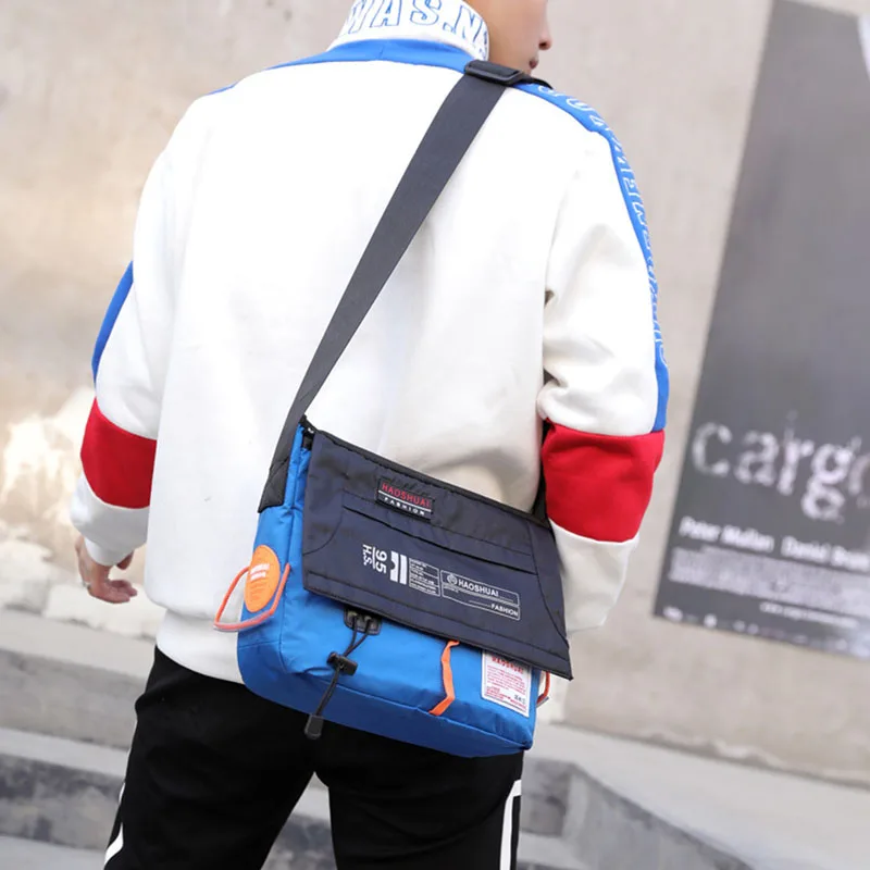 High Quality Men Nylon Shoulder Bag Fashion Casual Multi-Capacity Sling Crossbody Messenger Bag Male Briefcase X204C