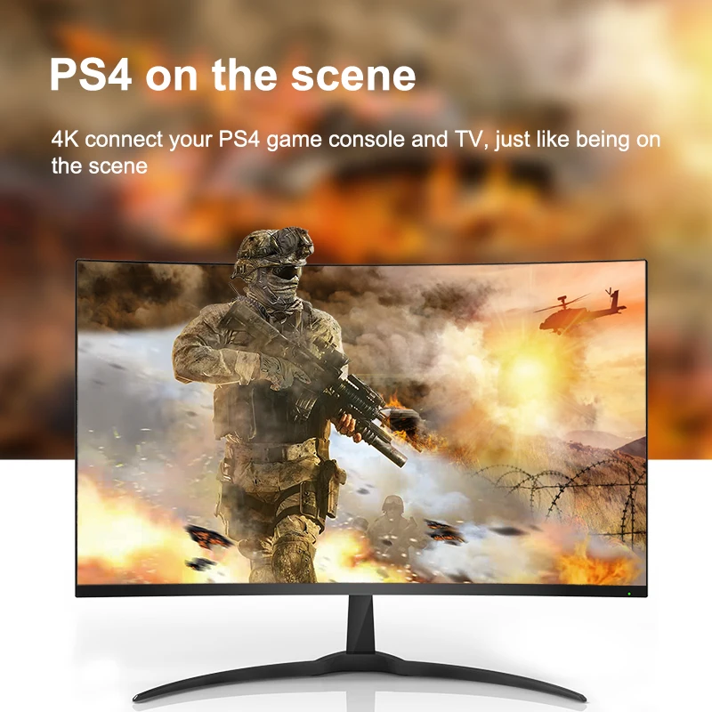 DP Male To HDMI-compatible Female Adapter Display Port HDMI-compatible Splitter HD TV Cable Adapter for TV Projector 4K@30Hz AUX