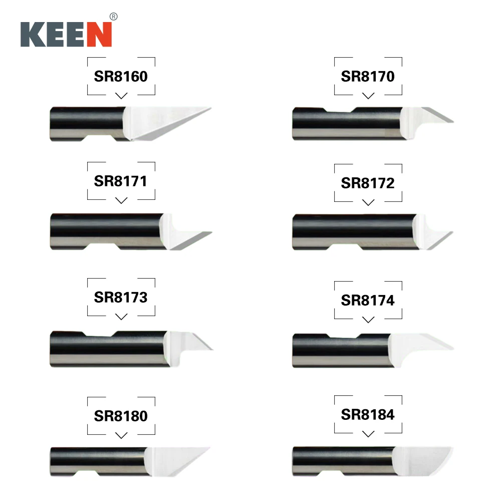 Keentools 폼 절단용 샤프트 진동 블레이드 커터, 8mm