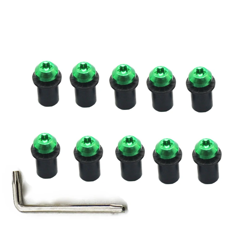 M5 Fastener Nuts Windscreen Windshield Screw Mounting Bolts For Suzuki GSXR GSX-R 600 750 1000 K1 K2 K3 K4 K5 K6 K7 K8 K9 K11