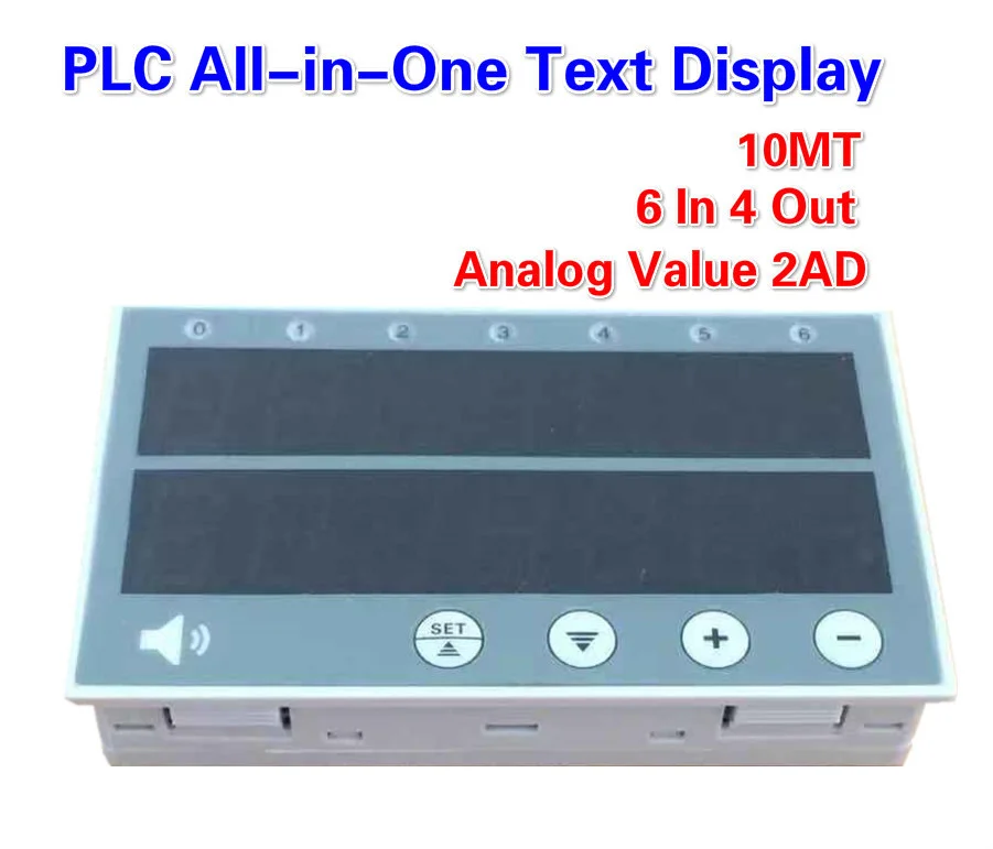 Pantalla de texto PLC todo en uno, Compatible con placa de Control Industrial OP320, 10MT, 6 en 4, controlador lógico programable