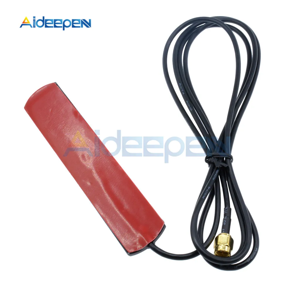 GSM GPRS Antenna 433 Mhz 2.5dbi Cable SMA Male Universal DAB Patch Aerial 433MHz 5W