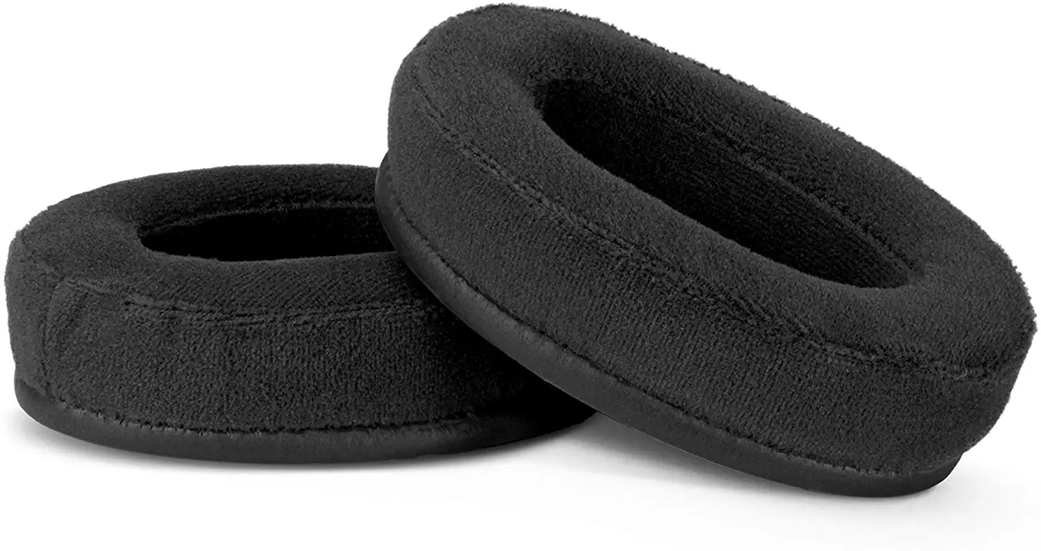 Brainwavz Velor Replacements Ear Pads - for ATH-M50X, SHURE, AKG, HifiMan, ATH, Philips, Fostex Velour Memory Foam Earpads & Man