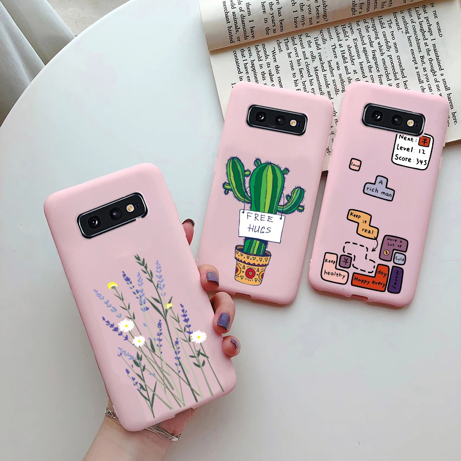 Case For Samsung Galaxy S10e Samsung S10e S10 e S 10e 10 e Case Luxury Protective Cute Silicone Soft TPU Phone Cases Cover Capas