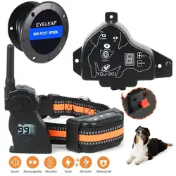 Pet Dog Electric Fence System Wireless Training Collar for Small Large Dogs Remote Control Pets Safety Fences Vibration Collars