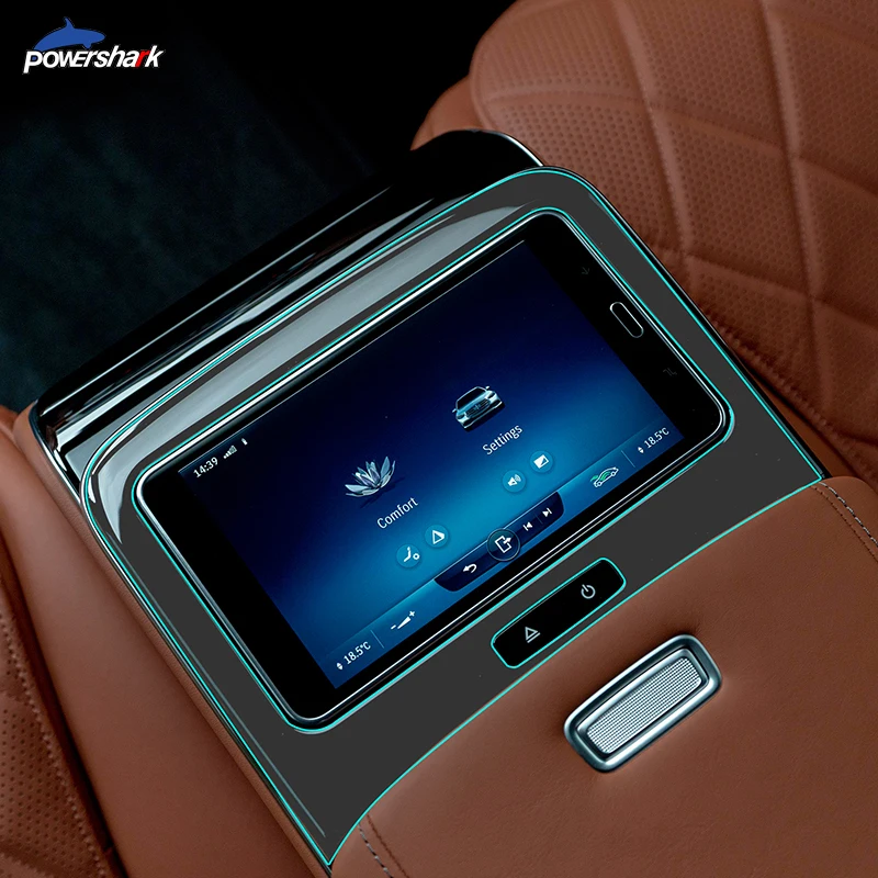 Car Interior Console Gear Navigation Screen Dashboard Transparent Protective Film For Mercedes Benz S Class 2021 W223 Maybach