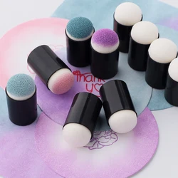 3CM Cute Sponger Brush Stamps Ink Pad Embellishment For Scrapbooking Cards Making DIY Hobby Tool Junk Journal Diary Decoration