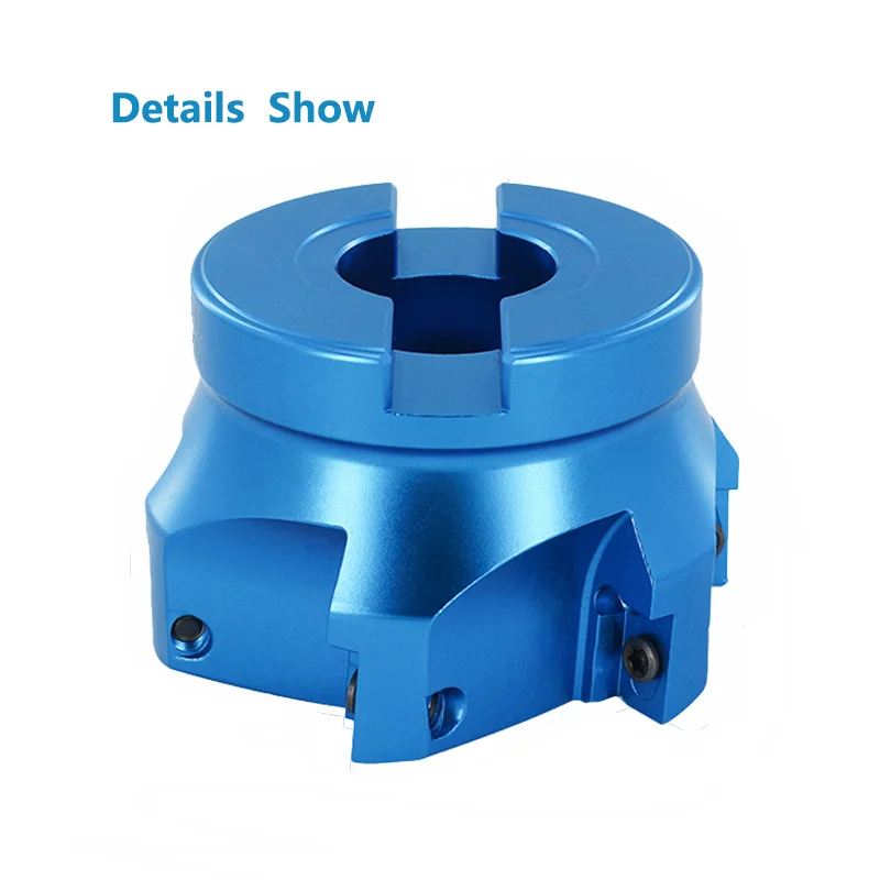 1pc Aluminum Alloy AL 400R 50 22 4T 400R 63 22 4T Face milling cutter R angle 90 Degrees for Face Milling cutter Aluminum Plate