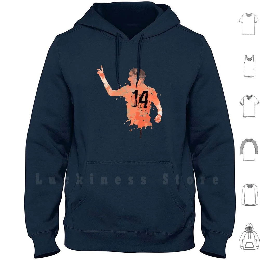 

Johan Cruyff-Нидерланды Legend Art Толстовки Cruyff Johan Cruyff Нидерланды Голландия Футбол Футбол Фут