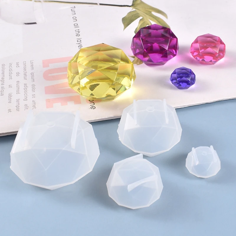 Crystal Epoxy Resin Mold Desktop Ornaments Silicone Mould DIY Crafts Decorations Jewelry Diamond Making Tool Soap Making