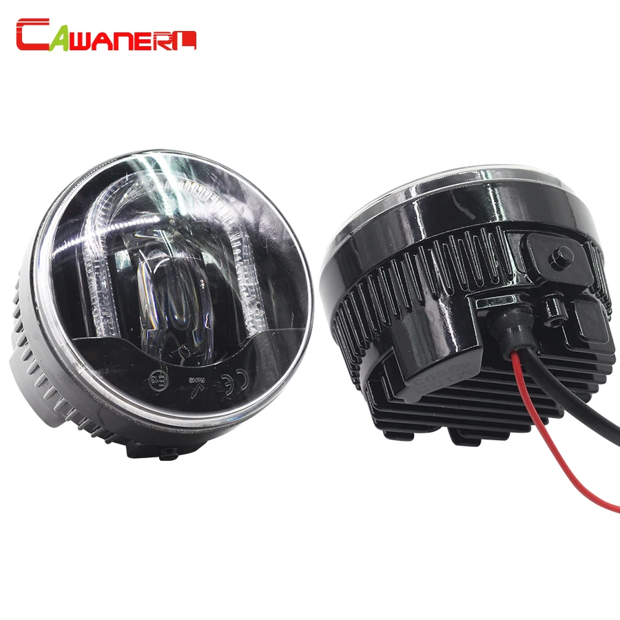 

Cawanerl For Peugeot 307 207 Car Styling LED Fog Light Daytime Running Lamp DRL 12V 2 Pieces