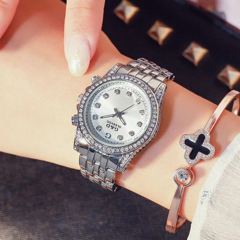 

G&D Casual Fashion Women's Quartz Watch Diamond Women's Watch Free Shipping