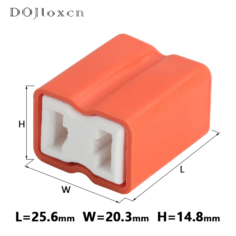 1/5/10/20 Set 2 Pin 6.3mm H7-2A Automobile Ceramic Connector Straight H7 Auto Lamp Holder Ceramic Headlamp Bulb Plug For Audi VW