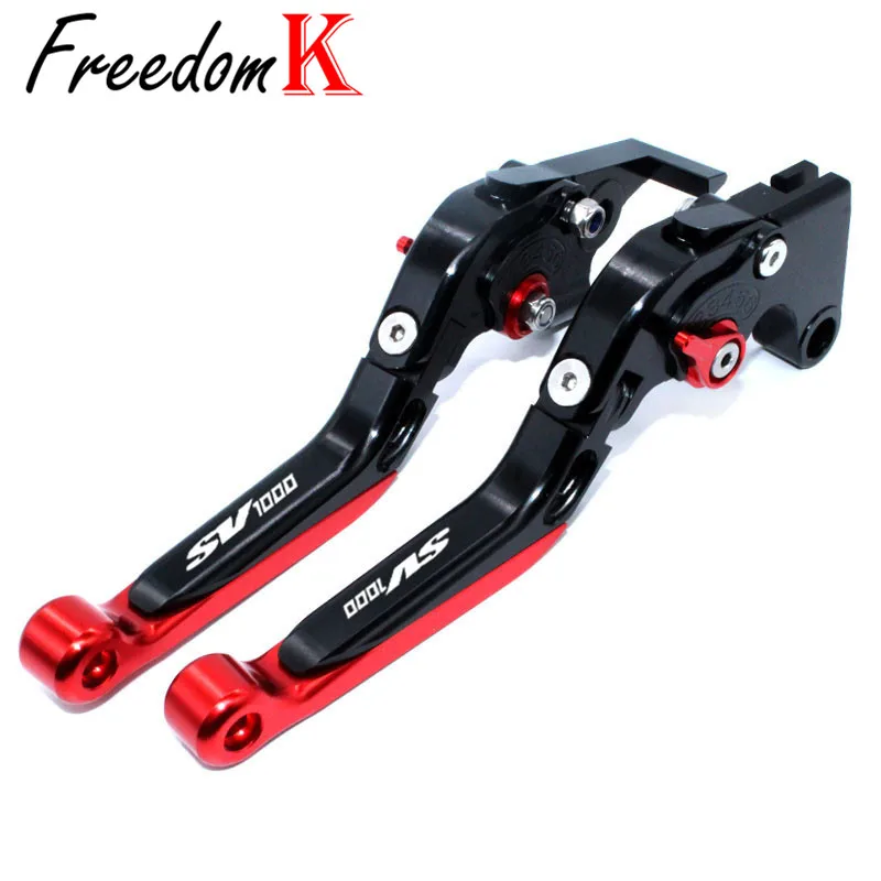 For SV1000 SV 1000S SV 1000 S SV1000 S 2003-2007 2006 Motorcycle CNC Adjustable Folding Extendable Brake Clutch Levers