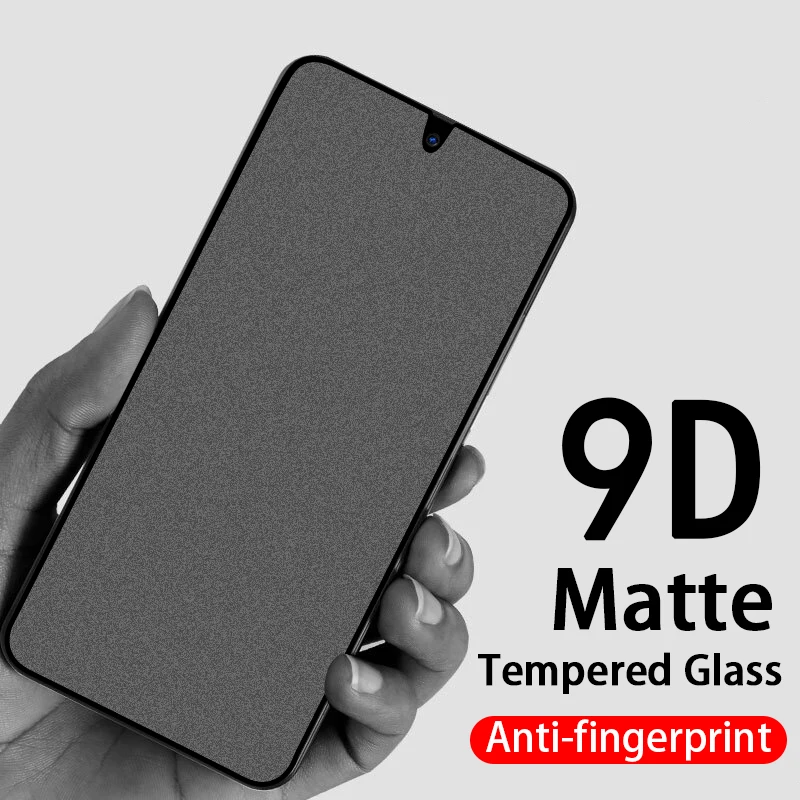 No fingerprint Matte Screen Protector for Samsung Galaxy S21 S20 A32 A51 A71 A72 A12 A34 A50 A21S M31 A31 A70 A80 Tempered Glass