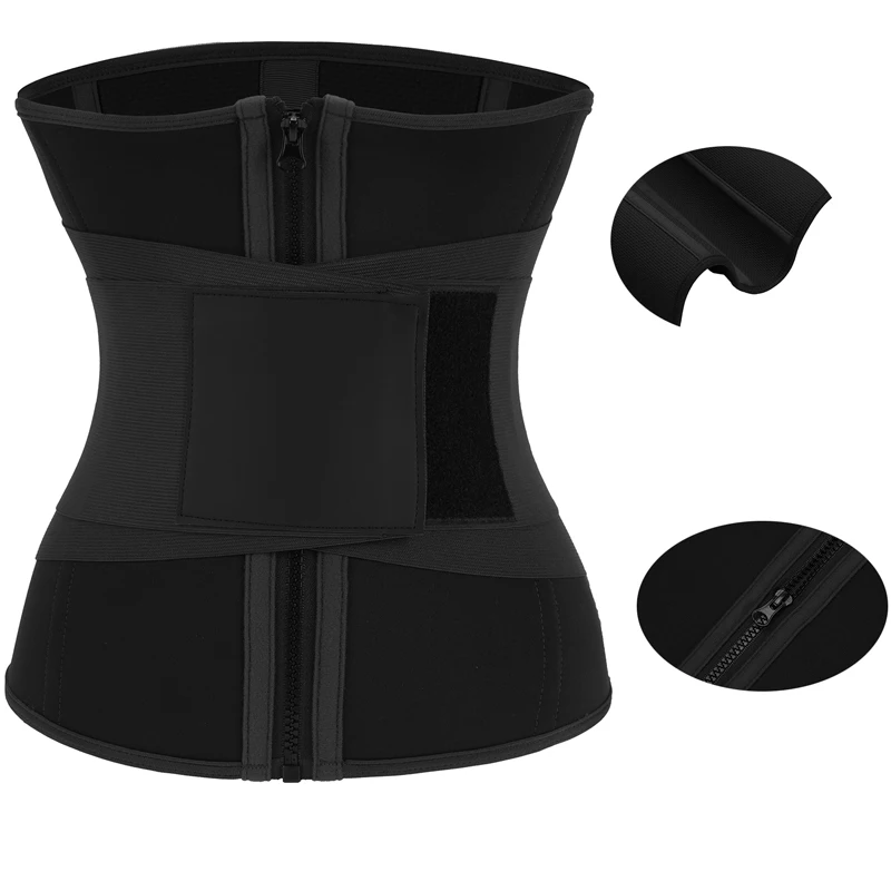 

Neoprene Waist Trainer for Women for Weight Loss 4 Steel Boned Underbust Corset Bustiers Cincher Body Shaper fajas colombianas