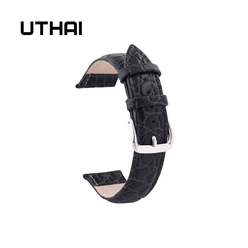 UTHAI P02 20mm Watch Strap  22mm Watch Band 12-24mm Watch Accessories High Quality 18mm Leather Watch Strap Watchbands image 4