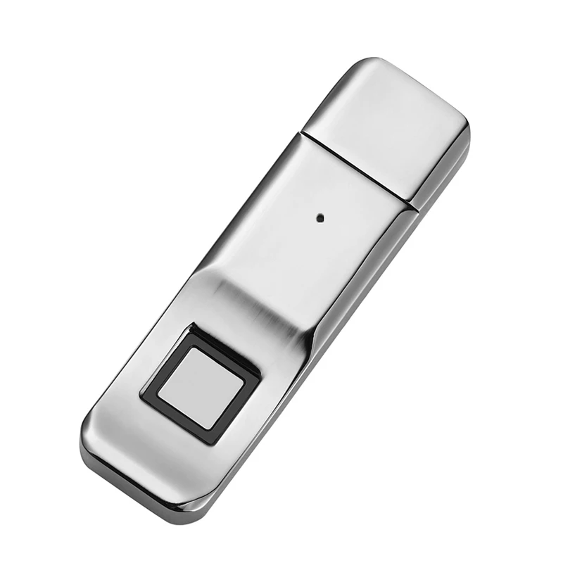 Fingerprint Encrypted Pendrive 32GB Encryption USB Flash Drives Data Security Business Office Metal Password Stable Private 32G