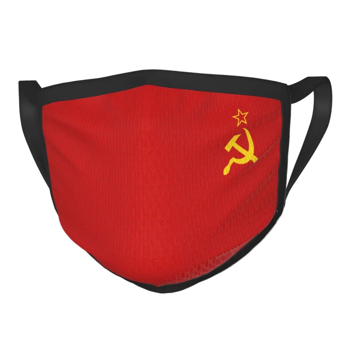 

USSR Hammer And Sickle CCCP Russian Soviet Flag Reusable Face Mask Anti Haze Dustproof Mask Protection Cover Respirator Muffle