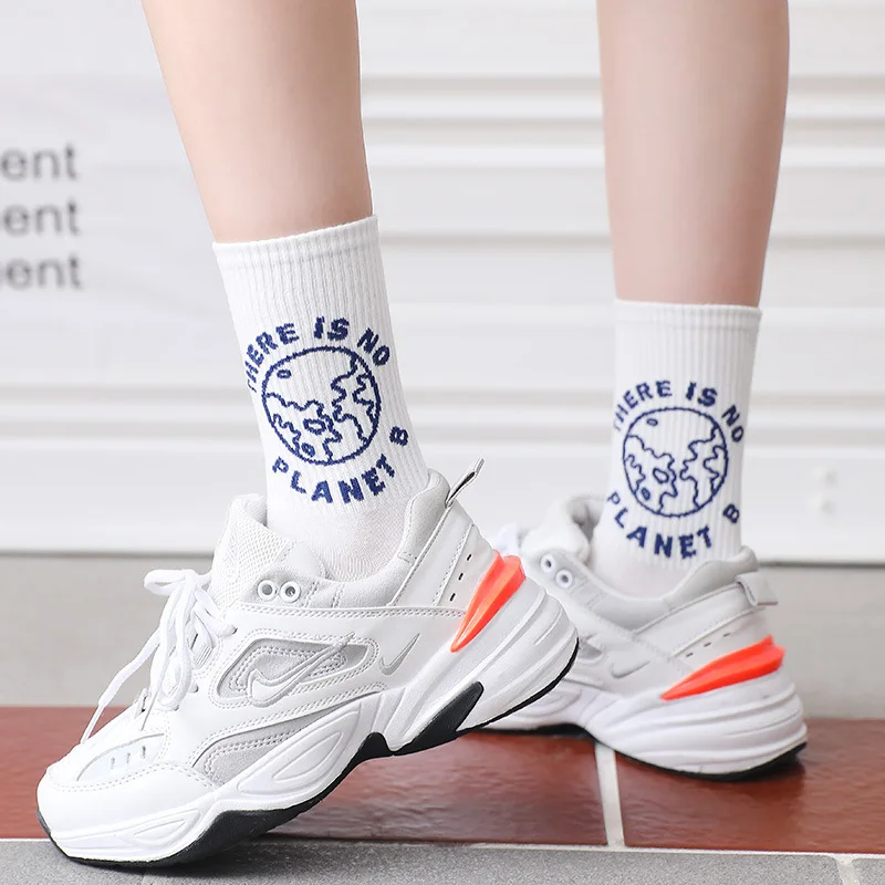 Giapponese Kawaii donna animale personaggio dei cartoni animati tinta unita calzini Casual a tubo carino calze di cotone uomo e donna calzino bianco