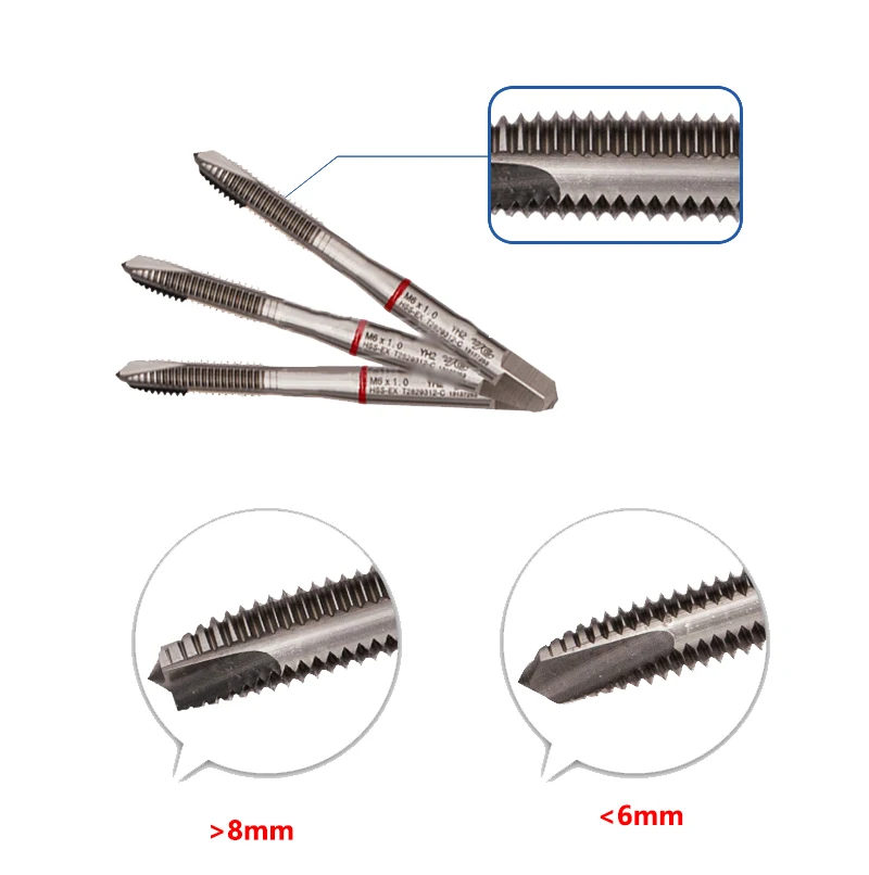 T2829 Xoắn Ốc Điểm Vòi Cho Đa Năng Máy CNC Đầu Với Coban Dây Gõ M2-M20 Cao Efficeint Gia Công Kim Loại Dụng Cụ