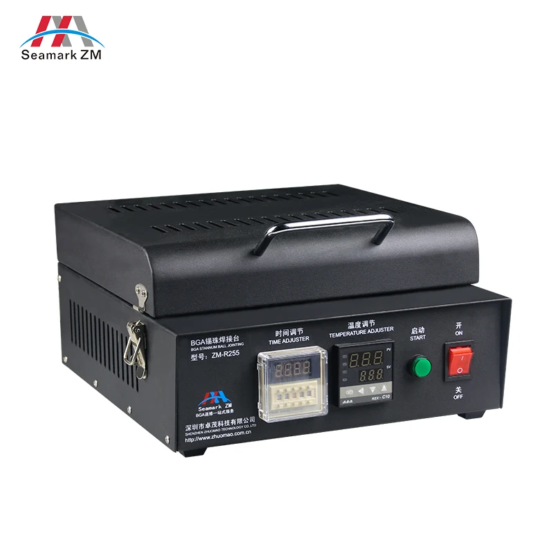 Seamark Zhuomao BGA Soldering Station ZM-R255 Reballing Machine 600W High Power Teppanyaki  BGA Welding Tool Heating Station