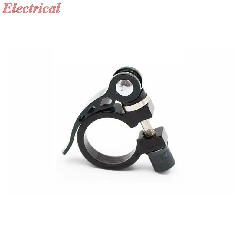 

1pc Bicycle Accessory Quick Release Seat Pipe Tube Clamp Clip Holder 28.6mm 31.8mm 34.9mm Quick Release Seat Post clamp B/G/R/S