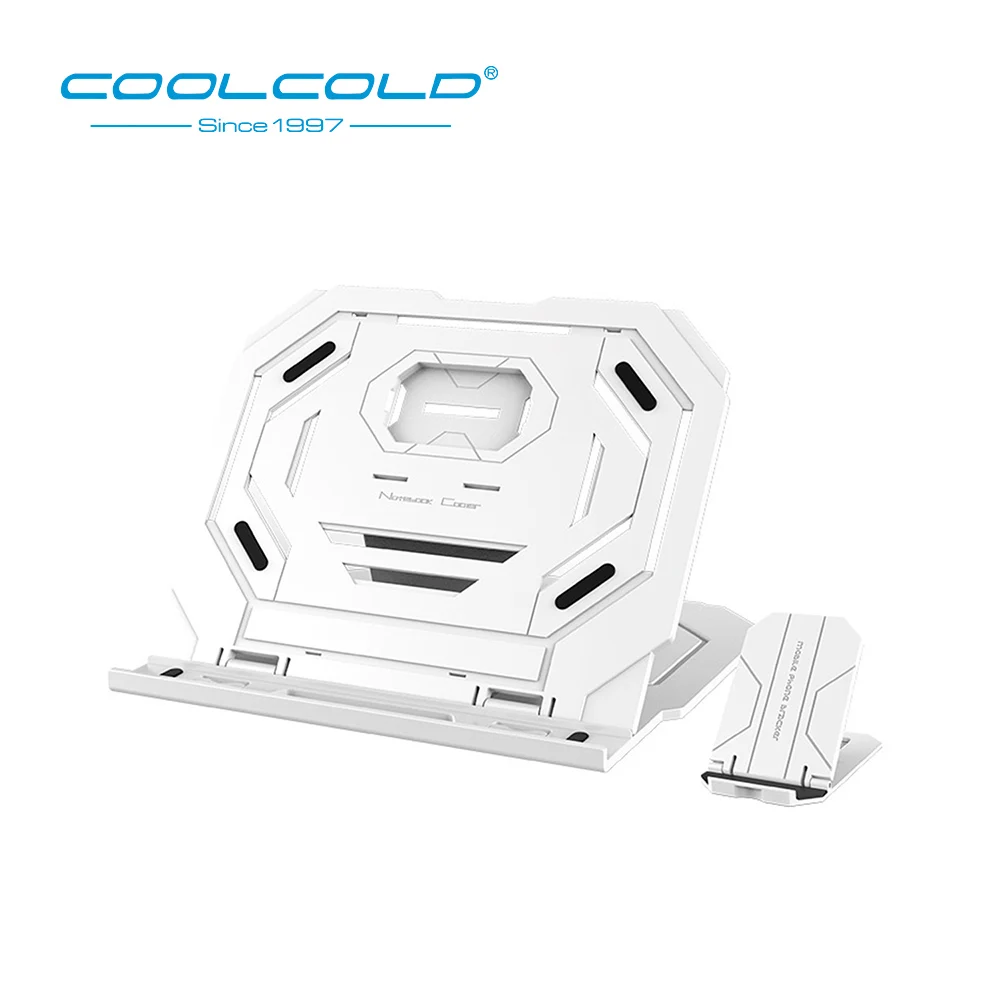 COOLCOLD Laptop Stand Tablet PC Stand  Height Adjustable  Laptop Cooling Pad Portable Foldable Phone Stand Support 12-15 inches