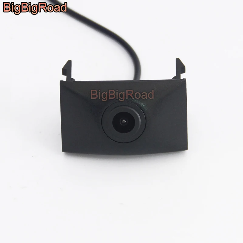 

BigBigRoad HD CCD Car Front View Parking LOGO Camera Night Vision For Audi Q7 4L Facelift 2010 2011 2012 2013 2014 2015