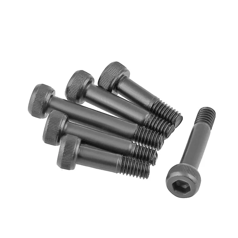Grade 12.9 Partially Threaded Cup Head Socket Screws Half Tooth Inner Hexagon Bolts Nickel Plating/Black