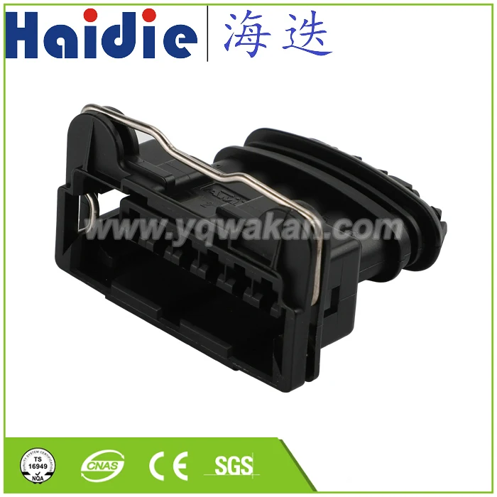 

Black 6 pin auto connector 3.5 female electronic plug sealed water proof cable wiring case 282236-2