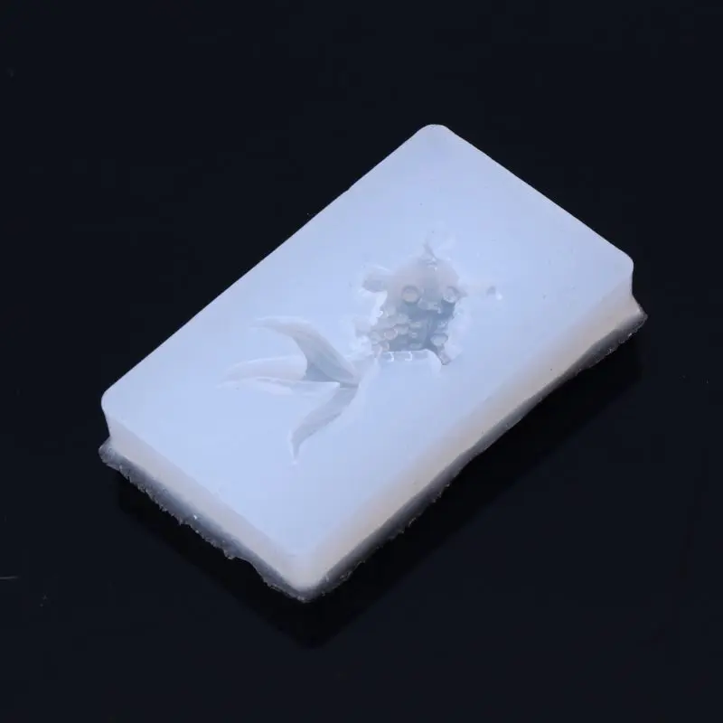 New Silicone Mold 3D Goldfish Angel Octopus Esc Pendant Liquid Mould DIY Resin Jewelry Making Craft Tool Cake Mold Drop Shipping